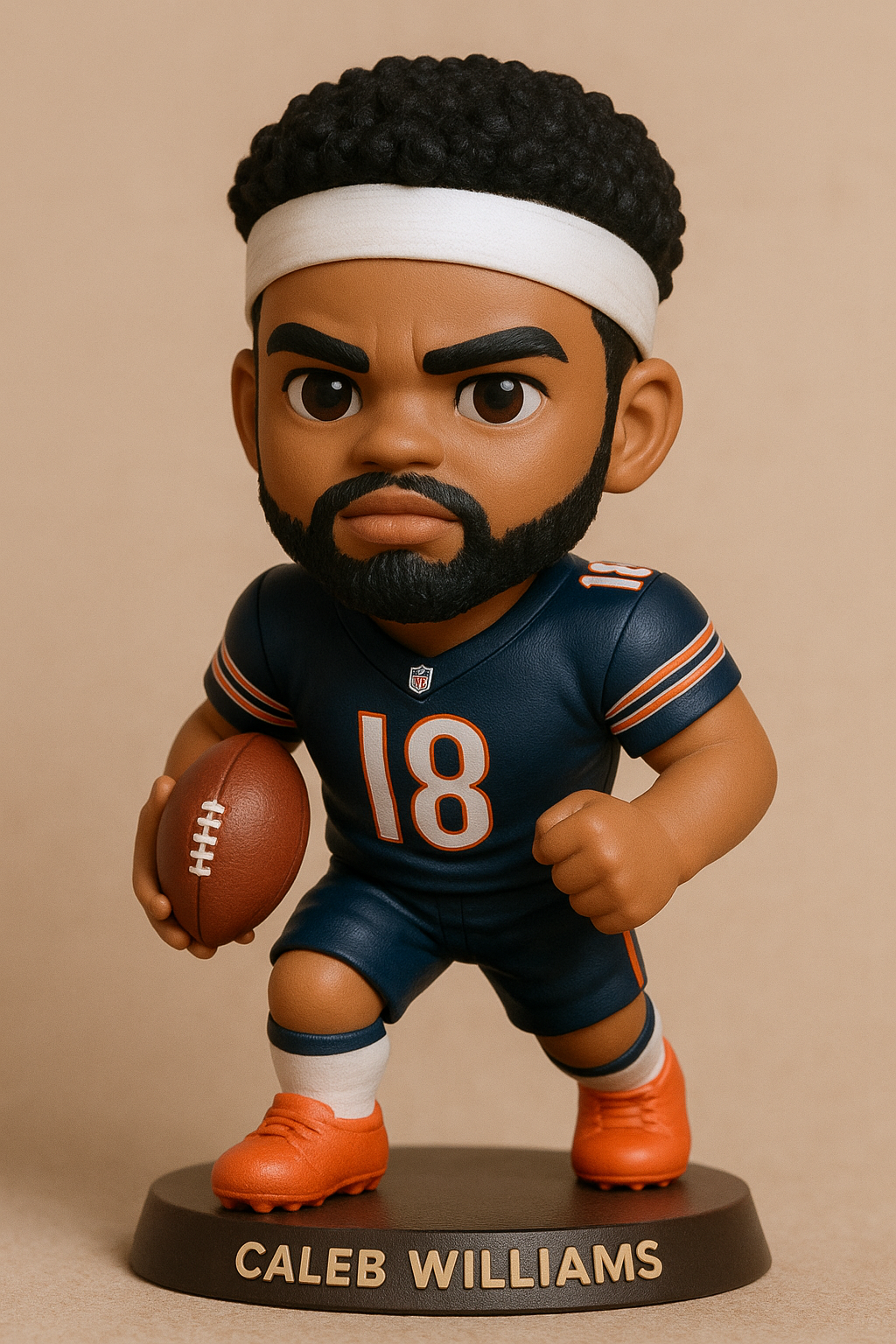 Caleb Williams Collectible Figurine – Q-Version & Realistic Model | Limited Edition
