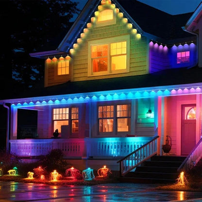 🎅 Early Christmas 49%OFF - 2025 Upgraded Smart Rainbow LED Permanent Outdoor Lights Pro - Smartlight 🎁